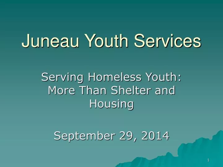 juneau youth services