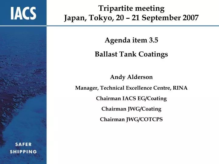 tripartite meeting japan tokyo 20 21 september 2007