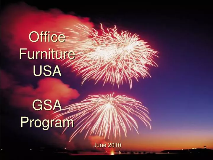 office furniture usa gsa program