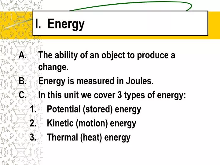 i energy