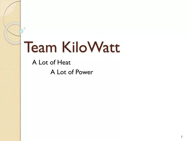 team kilowatt