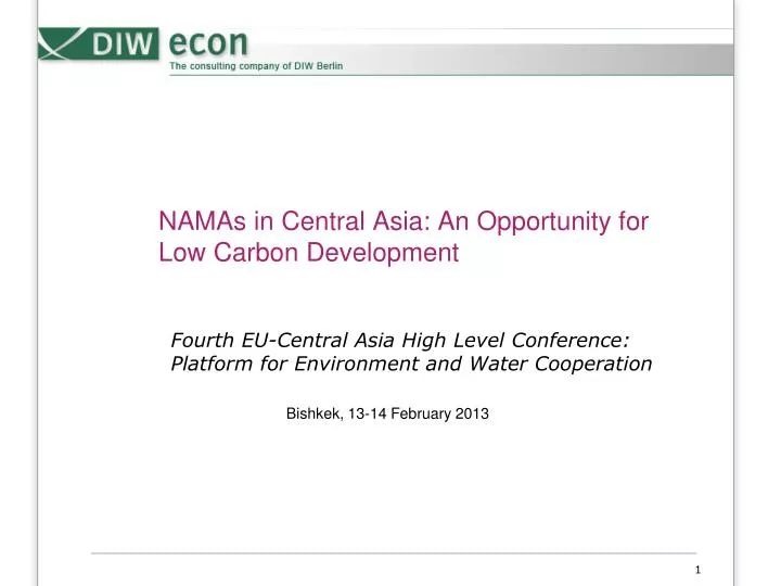 namas in central asia an opportunity for low carbon development