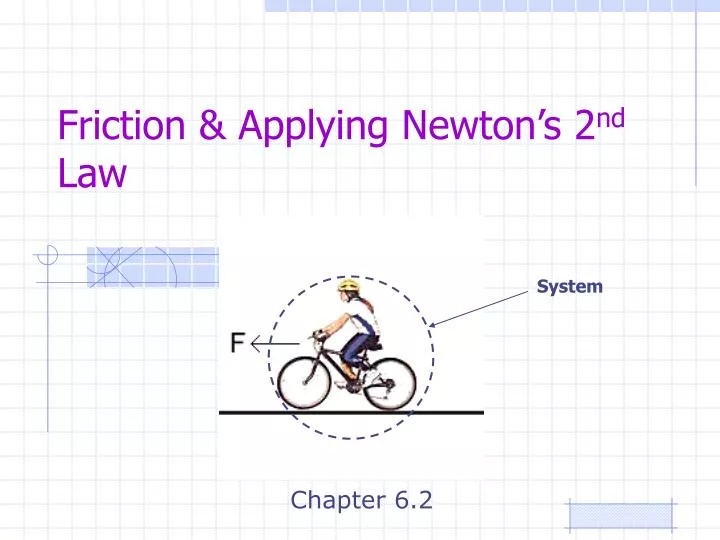 friction applying newton s 2 nd law