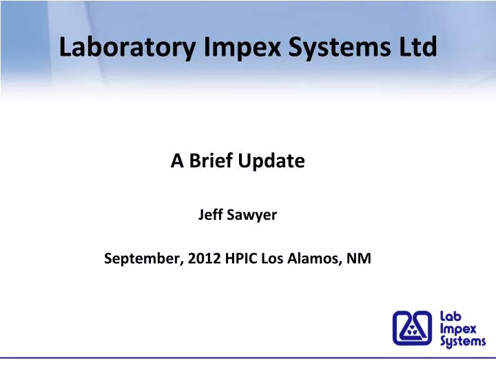 laboratory impex systems ltd