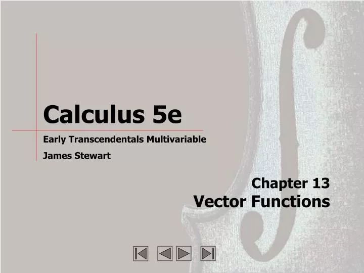 chapter 13 vector functions