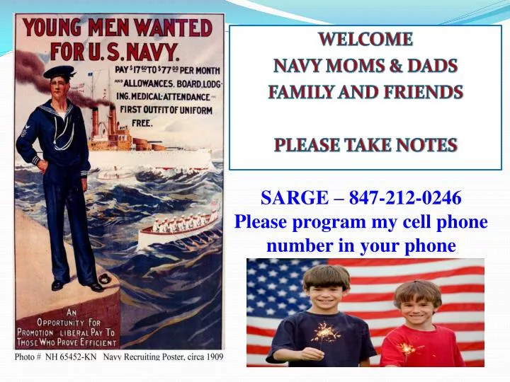 welcome navy moms dads family and friends please take notes