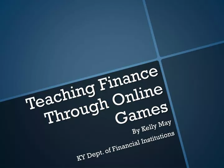 teaching finance through online games