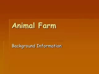 Animal Farm