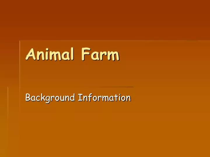 animal farm