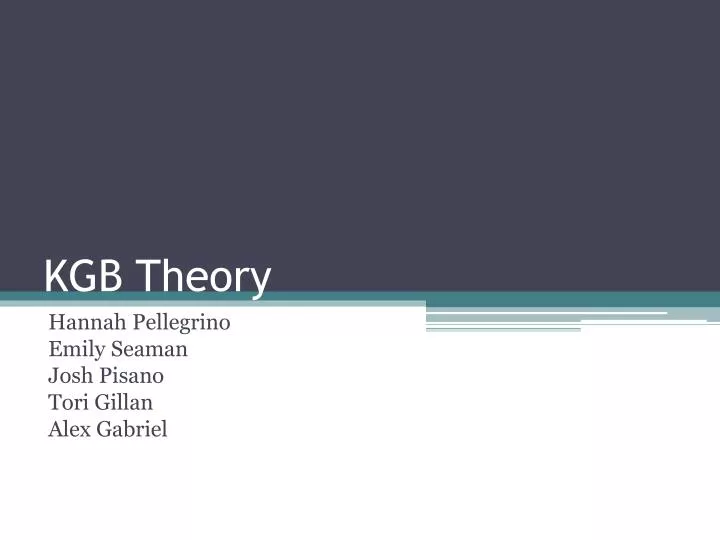 kgb theory
