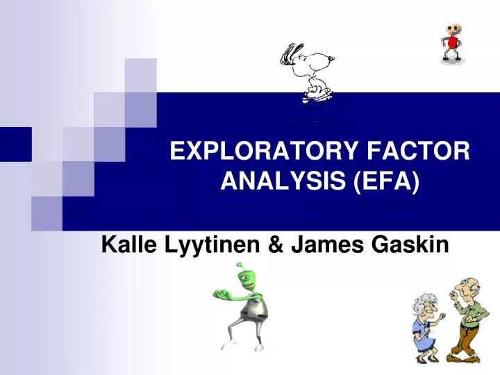 exploratory factor analysis efa