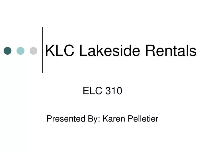 klc lakeside rentals