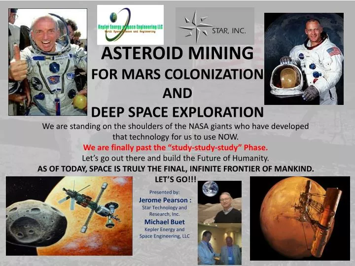 asteroid mining for mars colonization and deep space exploration