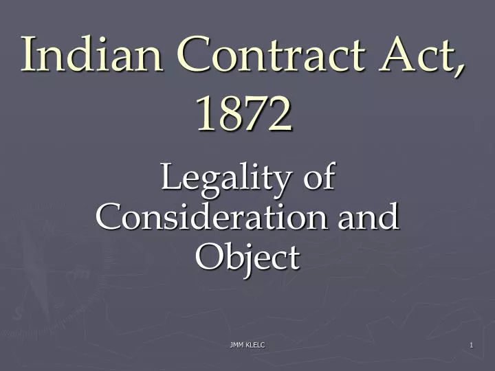 indian contract act 1872