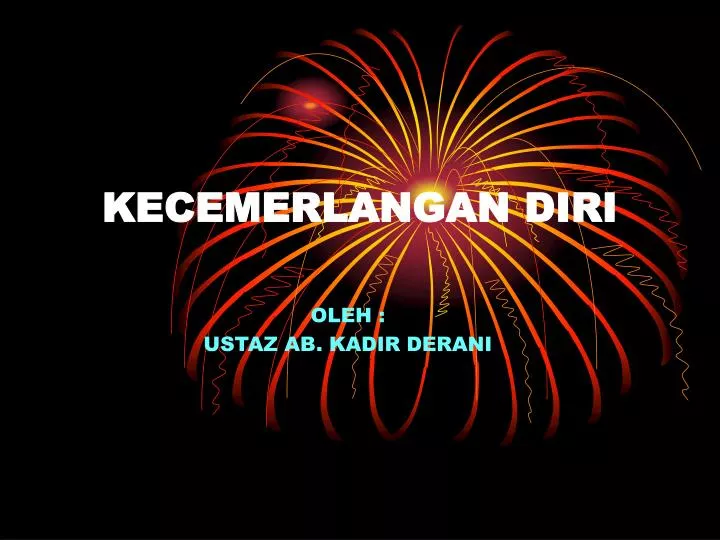 kecemerlangan diri