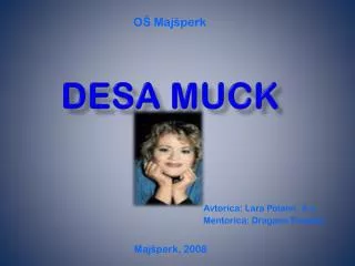 desa muck