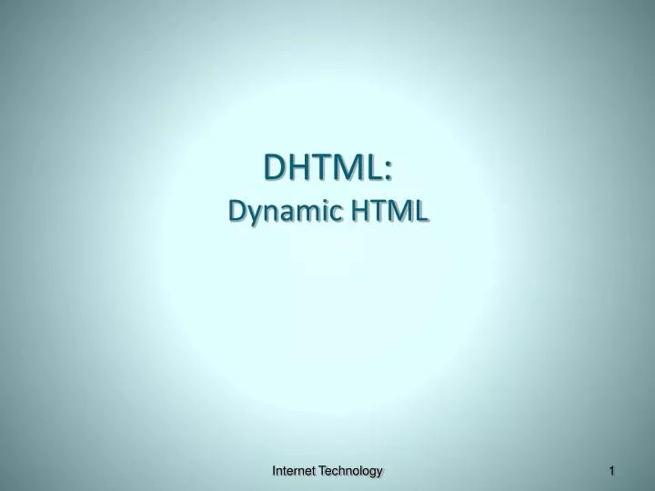 dhtml dynamic html