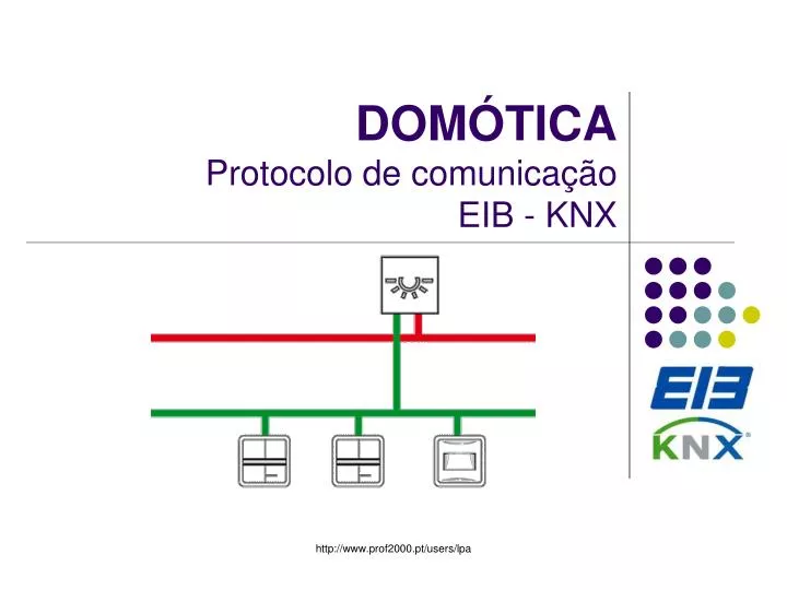 dom tica protocolo de comunica o eib knx