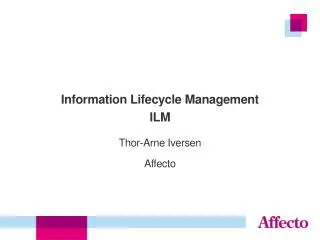 Information Lifecycle Management ILM