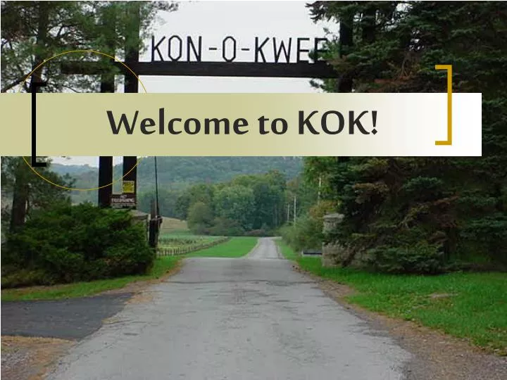welcome to kok