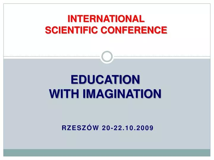 international scientific conference