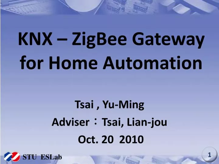 knx zigbee gateway for home automation
