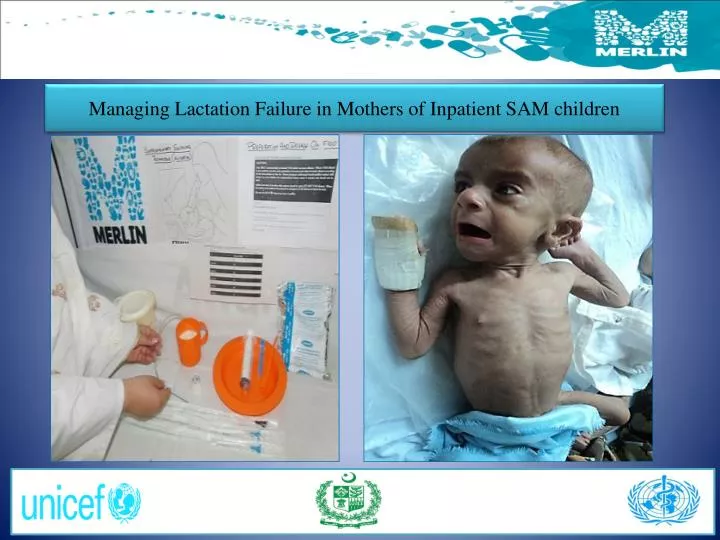 managing lactation failure in mothers of inpatient sam children