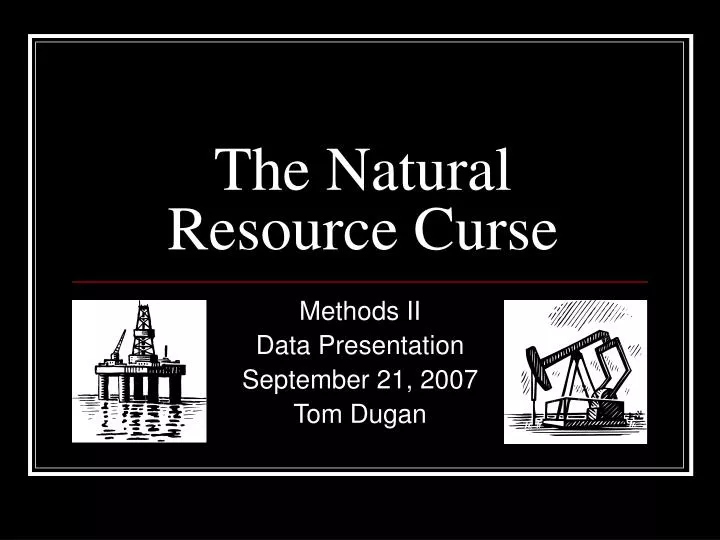 the natural resource curse