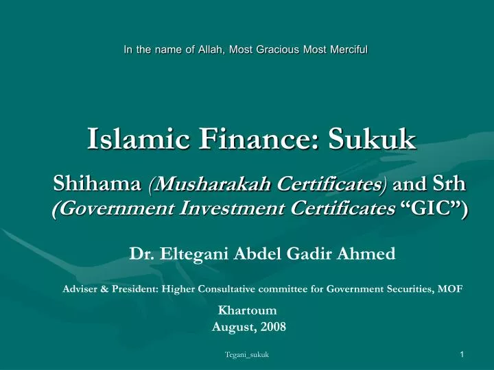 islamic finance sukuk
