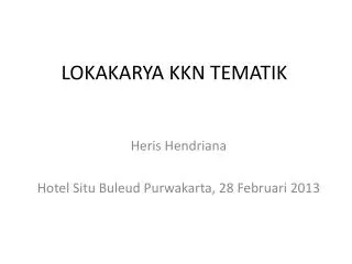 lokakarya kkn tematik