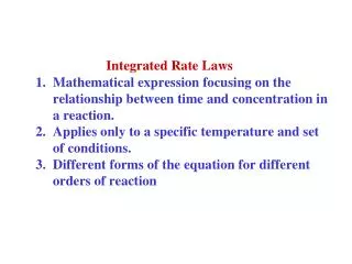 Concentration		Natural Log of 		Time (s) 	of N 2 O 5 (mol/L)		 N 2 O 5 (mol/L)