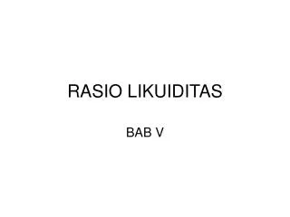 rasio likuiditas