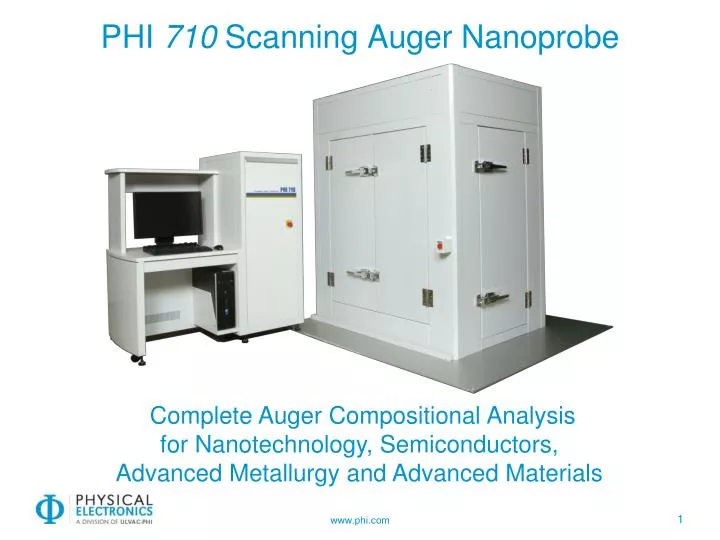 phi 710 scanning auger nanoprobe