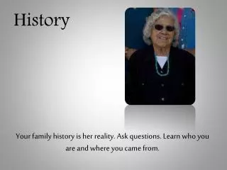 history
