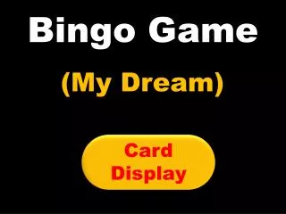 Bingo Game