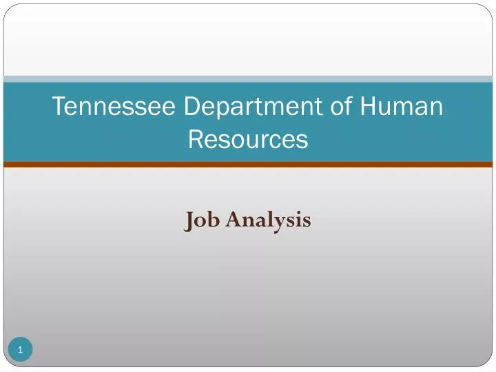 tennessee department of human resources
