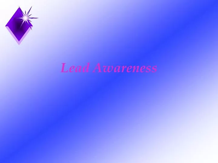 lead awareness