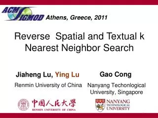 Reverse Spatial and Textual k Nearest Neighbor Search