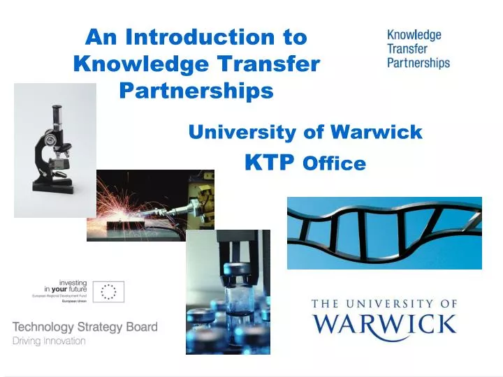 an introduction to knowledge transfer partnerships