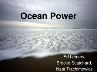 Ocean Power