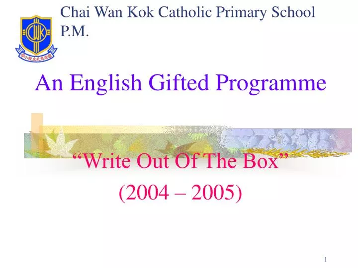 chai wan kok catholic primary school p m
