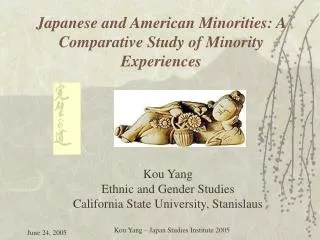 Japanese and American Minorities: A Comparative Study of Minority Experiences