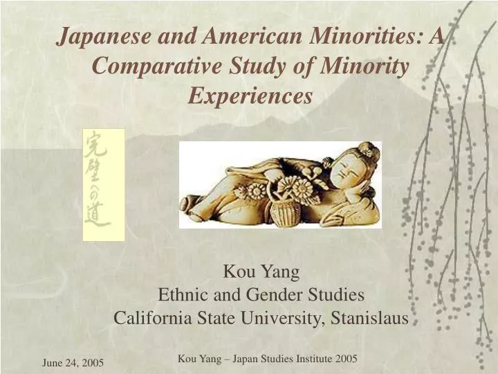 japanese and american minorities a comparative study of minority experiences