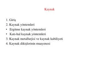 kaynak
