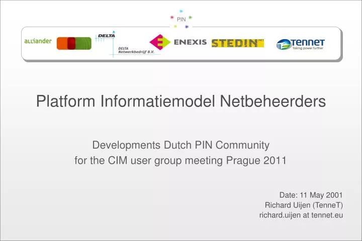 platform informatiemodel netbeheerders