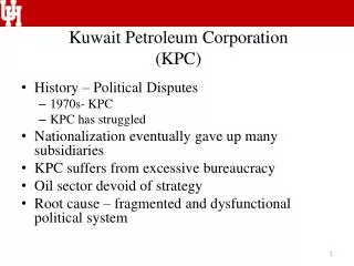 Kuwait Petroleum Corporation (KPC)