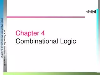 chapter 4 combinational logic