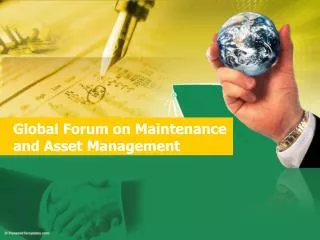 Global Forum on Maintenance and Asset Management