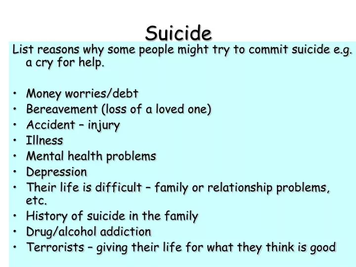 suicide