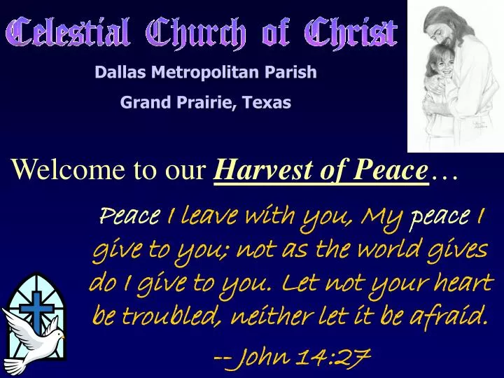 welcome to our harvest of peace
